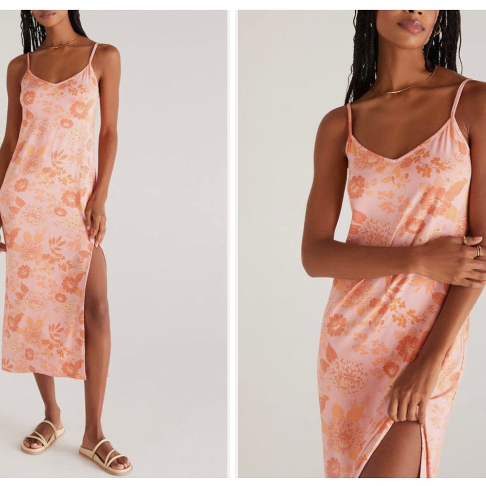 Z Supply Cora Floral Midi Dress